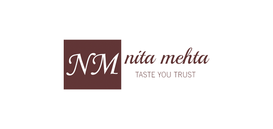 Nita Mehta culinary brand logo – PR client of Kent Communications
